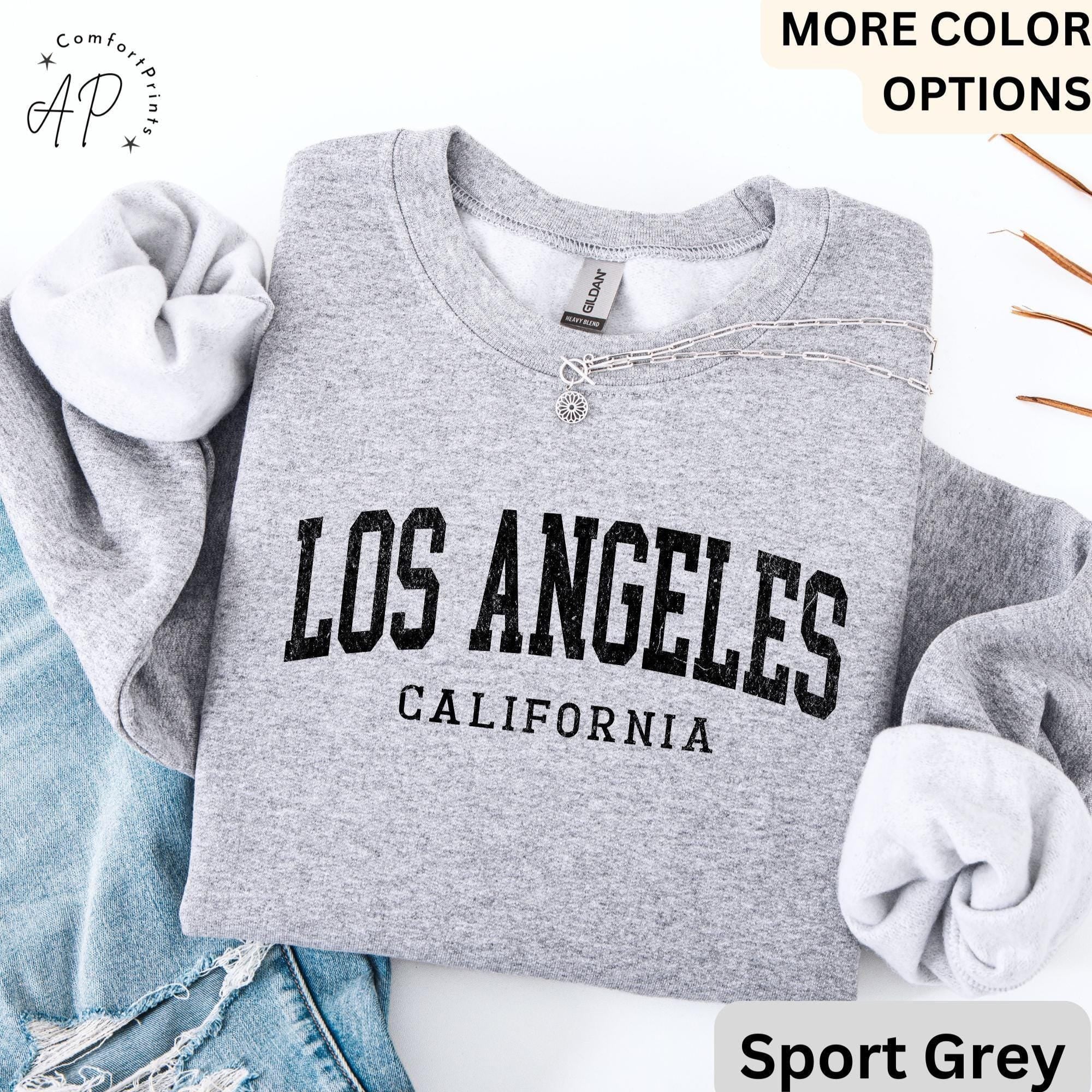 Los Angeles Comfort Colors® Sweatshirt, Los Angeles California Sweater, Golden State, Gift for Traveling to Los Angeles