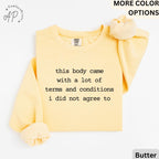 Chronic Illness Comfort Colors® Sweatshirt, Disease Awareness Sweater, Funny Gift for Rare Disease