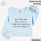 Chronic Illness Comfort Colors® Sweatshirt, Disease Awareness Sweater, Funny Gift for Rare Disease