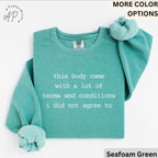 Chronic Illness Comfort Colors® Sweatshirt, Disease Awareness Sweater, Funny Gift for Rare Disease