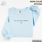 Bible Verse Comfort Colors® Sweatshirt, Christian Sweater, The Lord Is My Shepherd Gift, Religious Mom