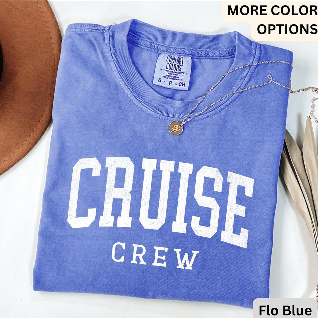 Cruise Crew Comfort Colors® T-Shirt, Cruise Trip Shirt, Cruising, Gift for Family Trip