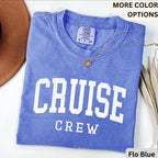 Cruise Crew Comfort Colors® T-Shirt, Cruise Trip Shirt, Cruising, Gift for Family Trip
