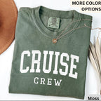 Cruise Crew Comfort Colors® T-Shirt, Cruise Trip Shirt, Cruising, Gift for Family Trip