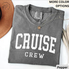Cruise Crew Comfort Colors® T-Shirt, Cruise Trip Shirt, Cruising, Gift for Family Trip