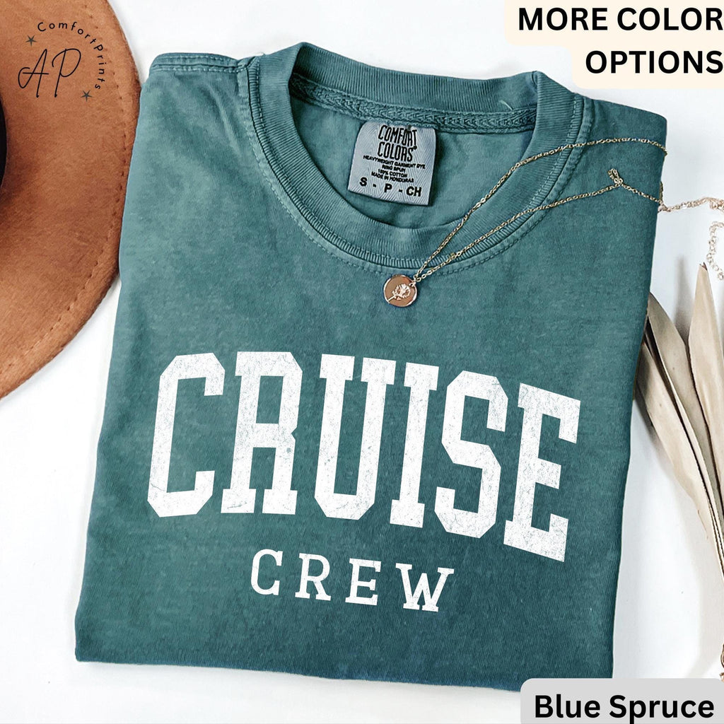 Cruise Crew Comfort Colors® T-Shirt, Cruise Trip Shirt, Cruising, Gift for Family Trip