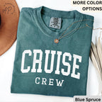 Cruise Crew Comfort Colors® T-Shirt, Cruise Trip Shirt, Cruising, Gift for Family Trip