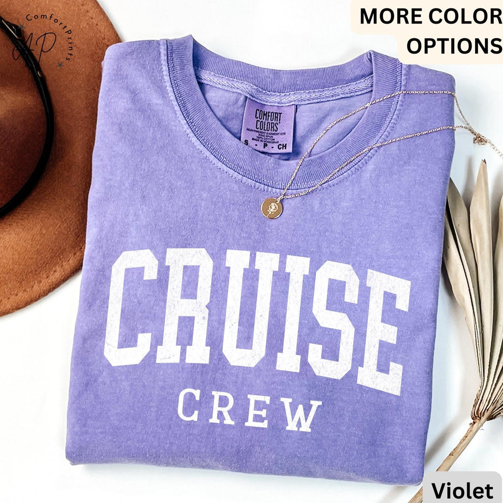 Cruise Crew Comfort Colors® T-Shirt, Cruise Trip Shirt, Cruising, Gift for Family Trip