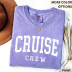 Cruise Crew Comfort Colors® T-Shirt, Cruise Trip Shirt, Cruising, Gift for Family Trip