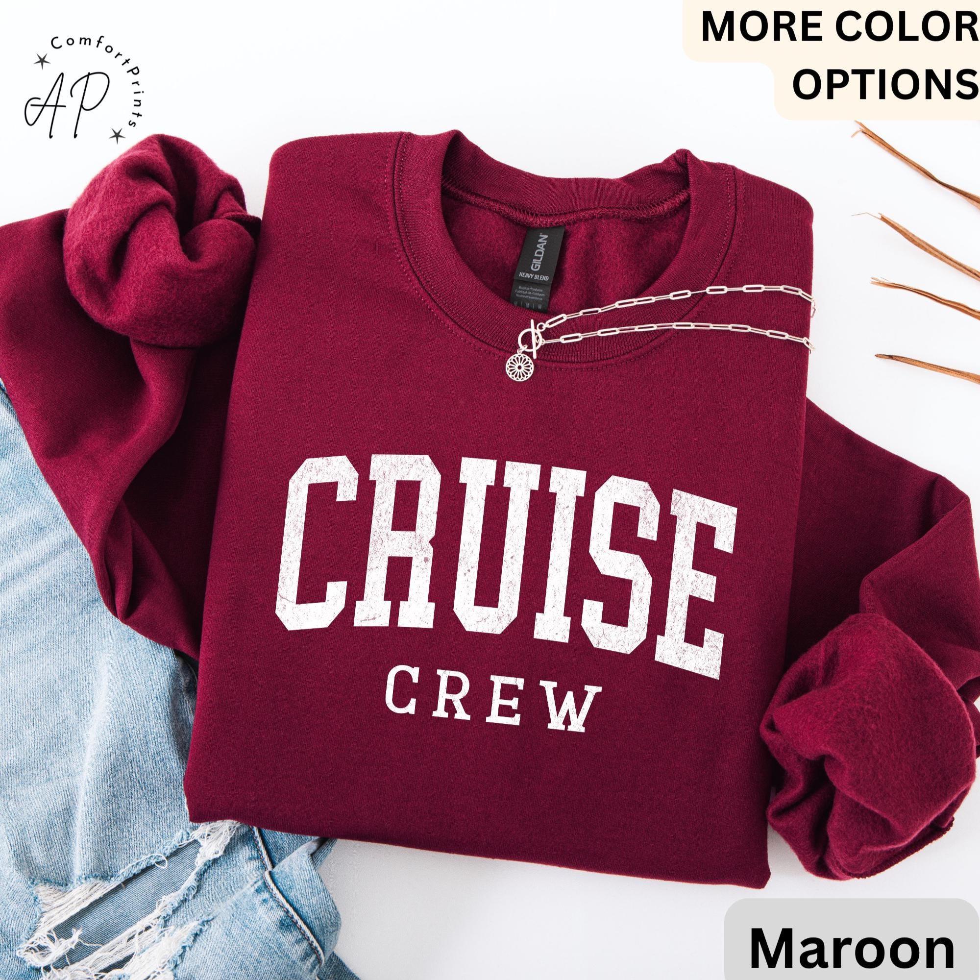 Cruise Crew Comfort Colors® Sweatshirt, Cruise Trip Sweater, Cruising, Gift for Family Trip
