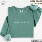 Women in Film Comfort Colors® Sweatshirt, Women in Filmmaking Sweater, Gift for Filmmaker