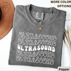 Ultrasound Technologist Comfort Colors® Retro T-Shirt, Sonography Grad Student Shirt, Ultrasound Tech Tee, Gift for Sonographer Student