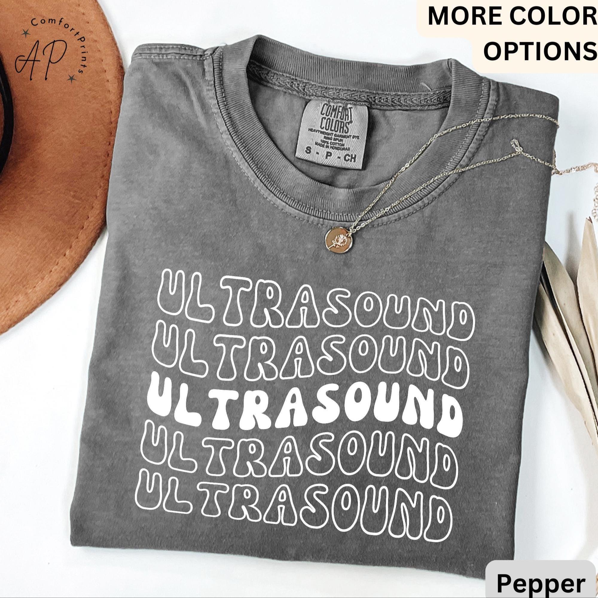 Ultrasound Technologist Comfort Colors® Retro T-Shirt, Sonography Grad Student Shirt, Ultrasound Tech Tee, Gift for Sonographer Student