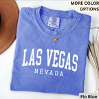Las Vegas Comfort Colors® T-Shirt, Las Vegas Nevada Shirt, Sin City Tee, Gift for Las Vegas NV Vacation Trip
