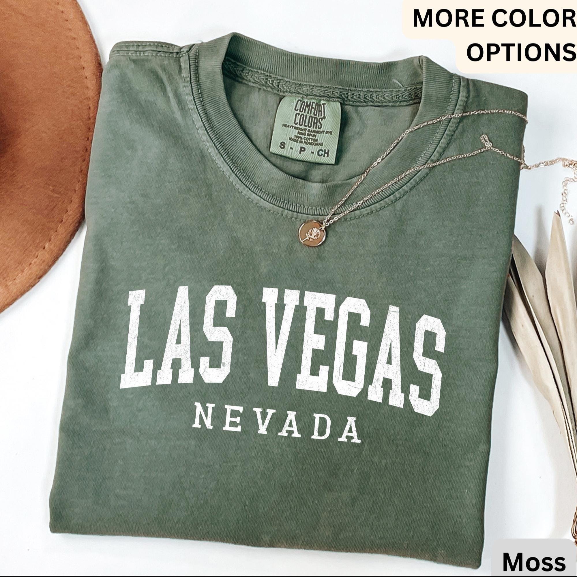 Las Vegas Comfort Colors® T-Shirt, Las Vegas Nevada Shirt, Sin City Tee, Gift for Las Vegas NV Vacation Trip