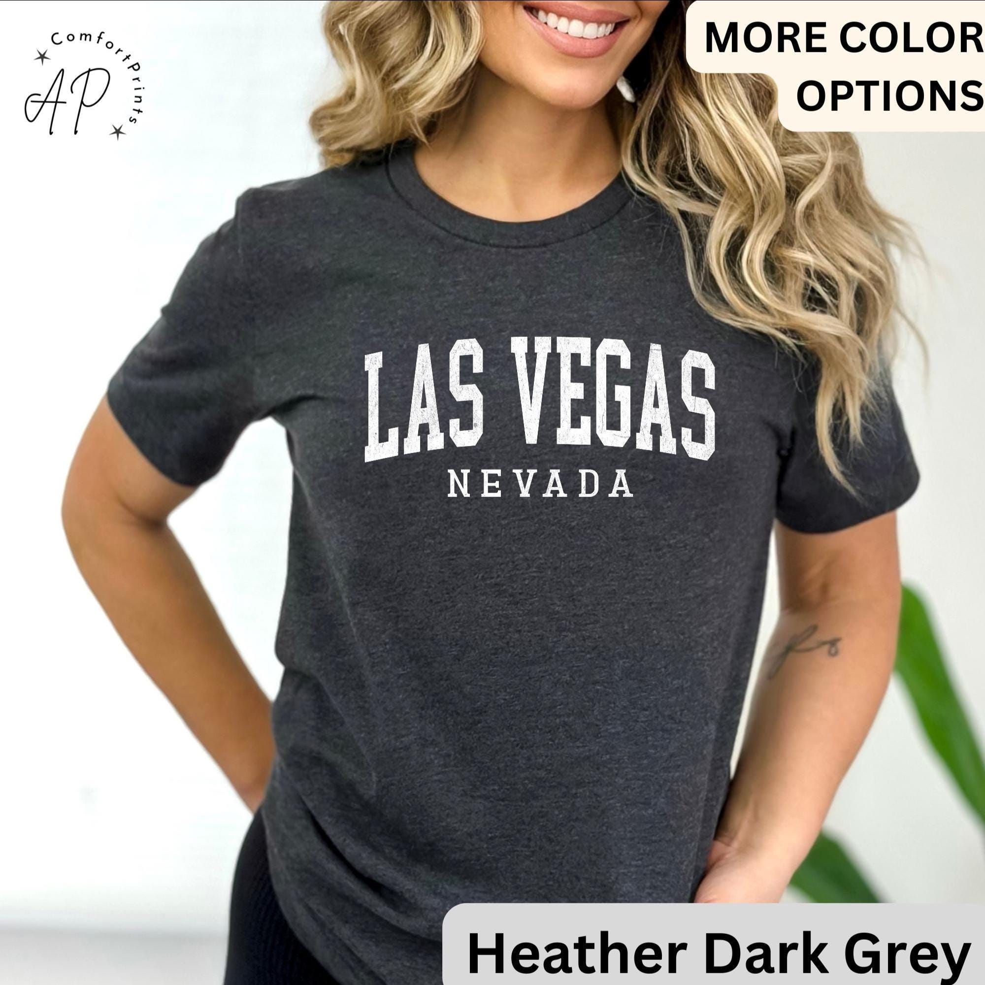 Las Vegas Comfort Colors® T-Shirt, Las Vegas Nevada Shirt, Sin City Tee, Gift for Las Vegas NV Vacation Trip