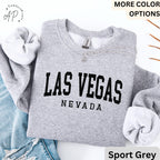 Las Vegas Comfort Colors® Sweatshirt, Las Vegas Nevada Sweater, Sin City, Gift for Las Vegas NV Vacation Trip