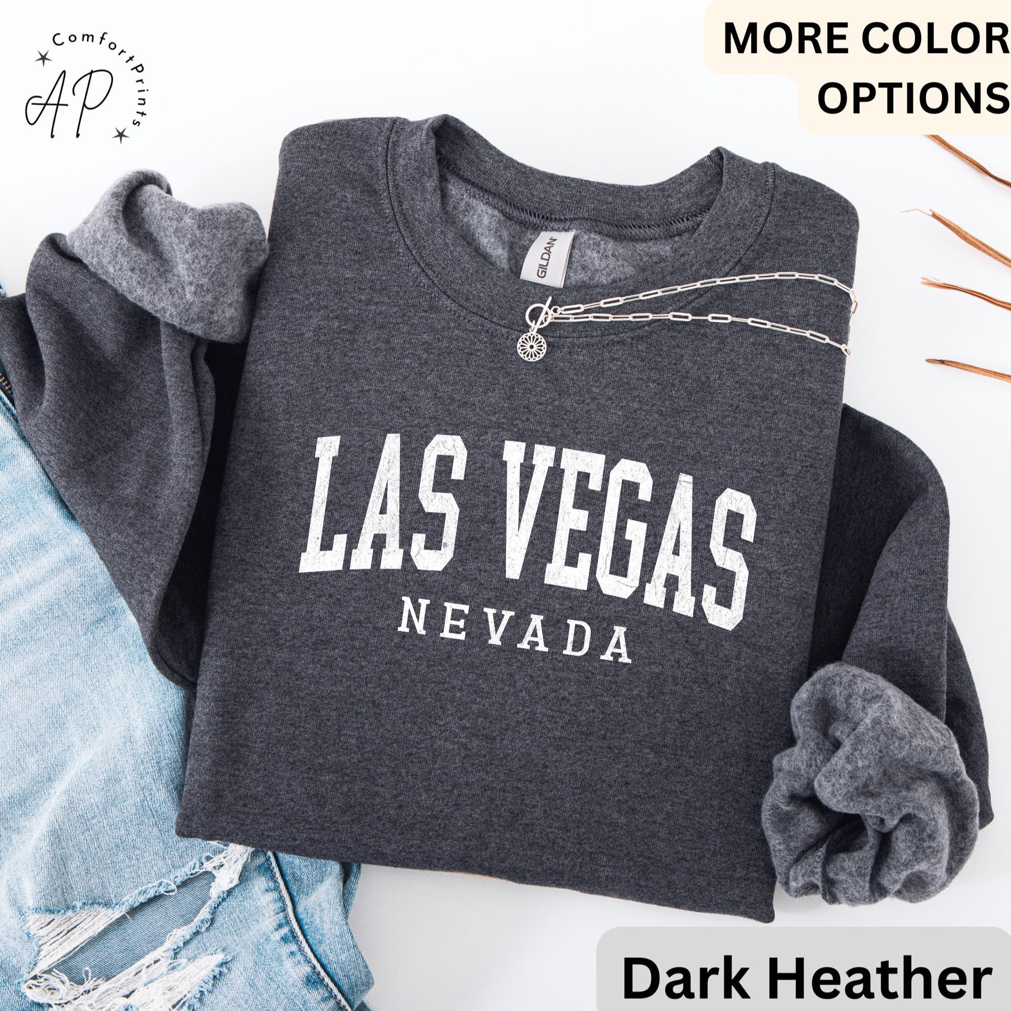 Las Vegas Comfort Colors® Sweatshirt, Las Vegas Nevada Sweater, Sin City, Gift for Las Vegas NV Vacation Trip