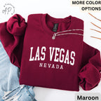 Las Vegas Comfort Colors® Sweatshirt, Las Vegas Nevada Sweater, Sin City, Gift for Las Vegas NV Vacation Trip