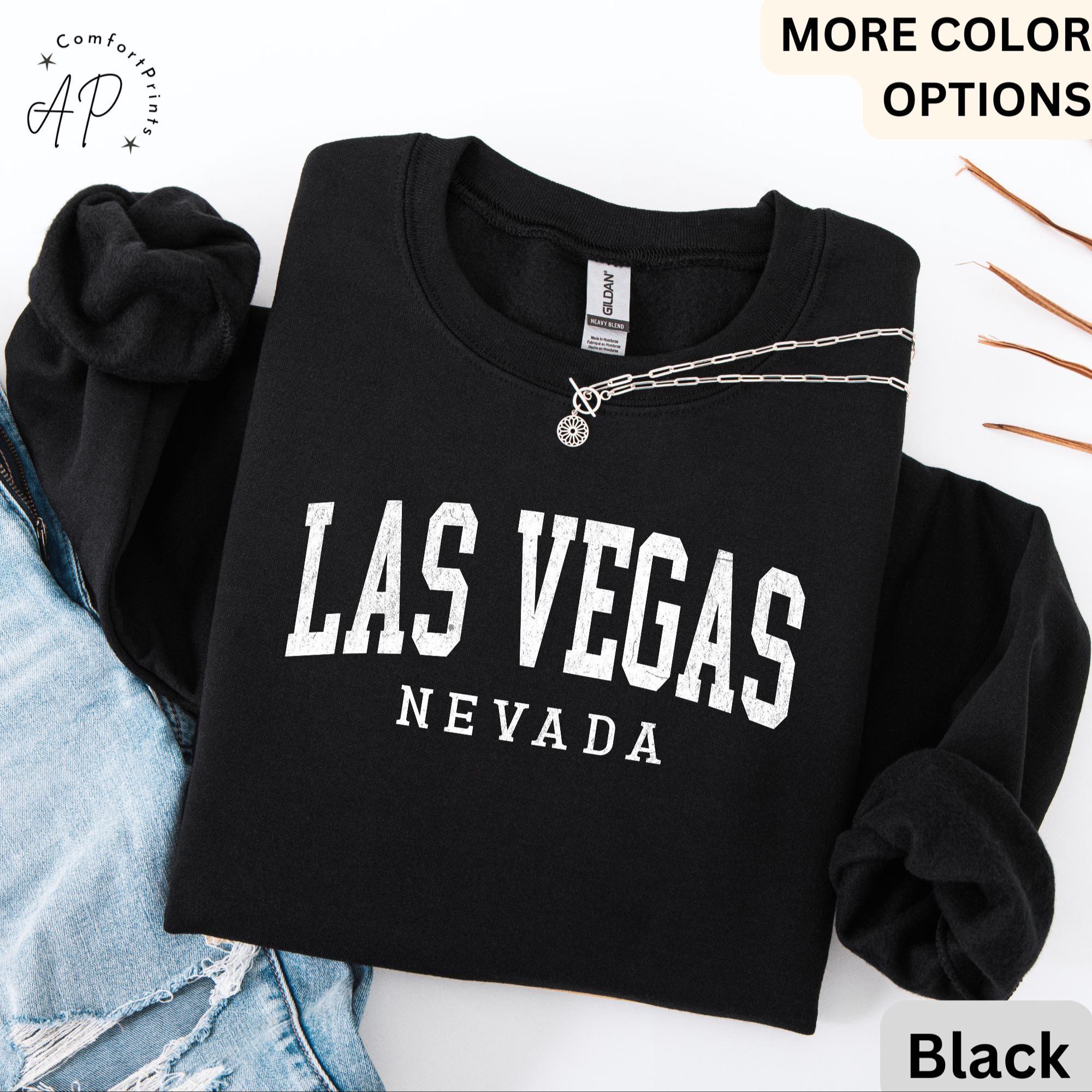 Las Vegas Comfort Colors® Sweatshirt, Las Vegas Nevada Sweater, Sin City, Gift for Las Vegas NV Vacation Trip