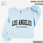 Los Angeles Comfort Colors® Sweatshirt, Los Angeles California Sweater, Golden State, Gift for Traveling to Los Angeles
