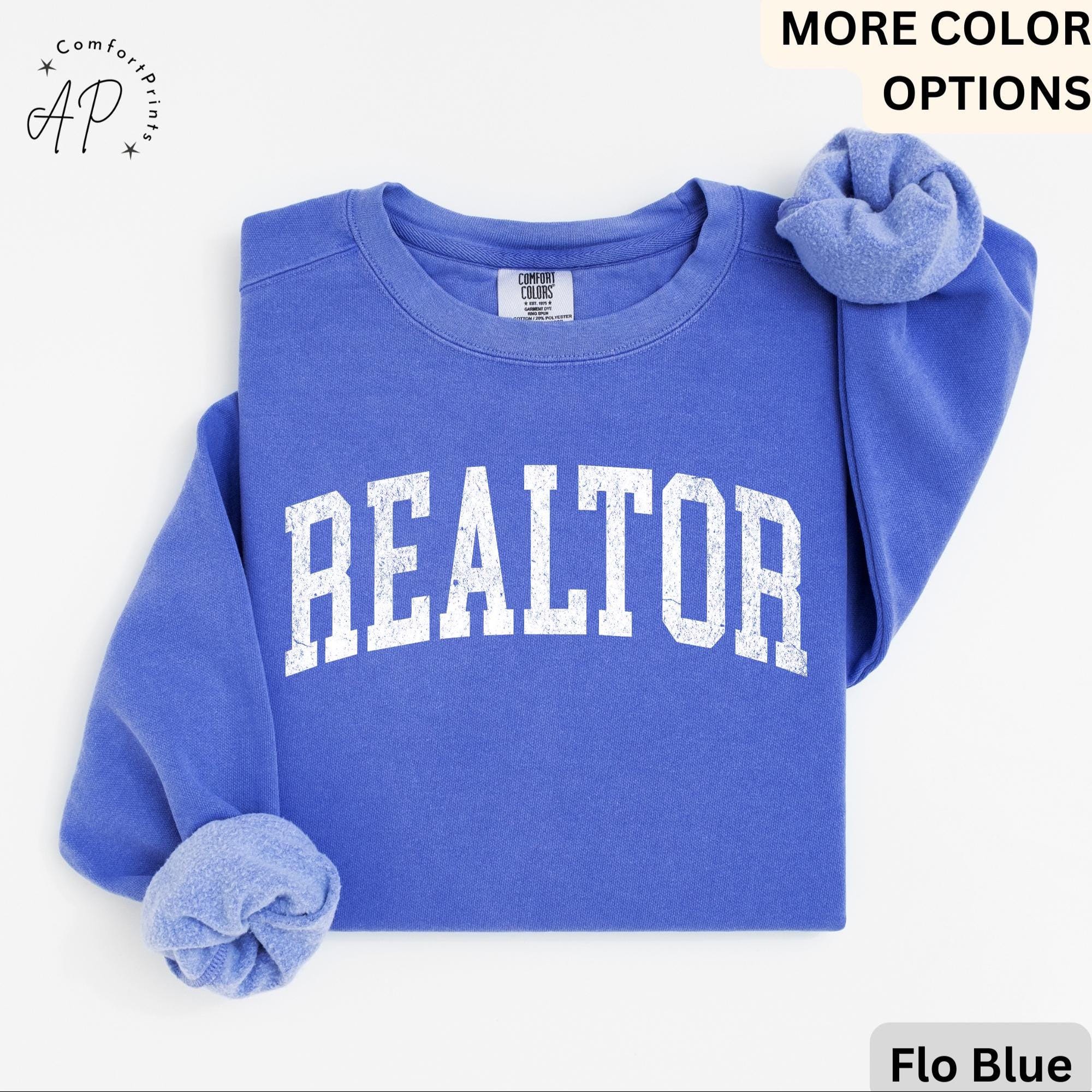Realtor Comfort Colors® Sweater, Real Estate Agent Sweatshirt, Real Estate Marketing, Gift for Realtor