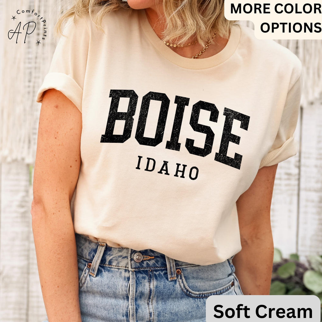Boise Comfort Colors® T-Shirt, Boise Idaho Souvenir Shirt, Gift for Boise Traveler
