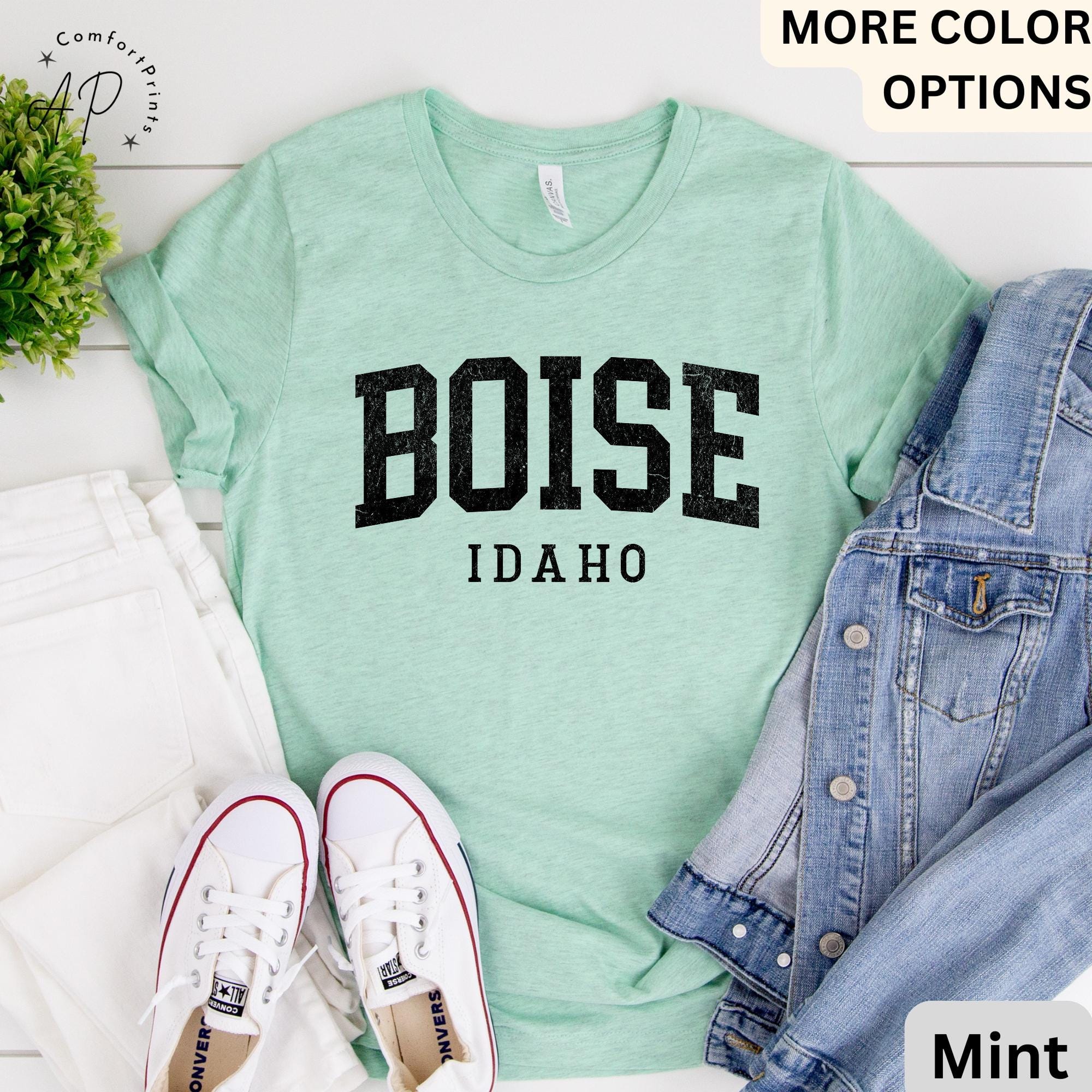 Boise Comfort Colors® T-Shirt, Boise Idaho Souvenir Shirt, Gift for Boise Traveler