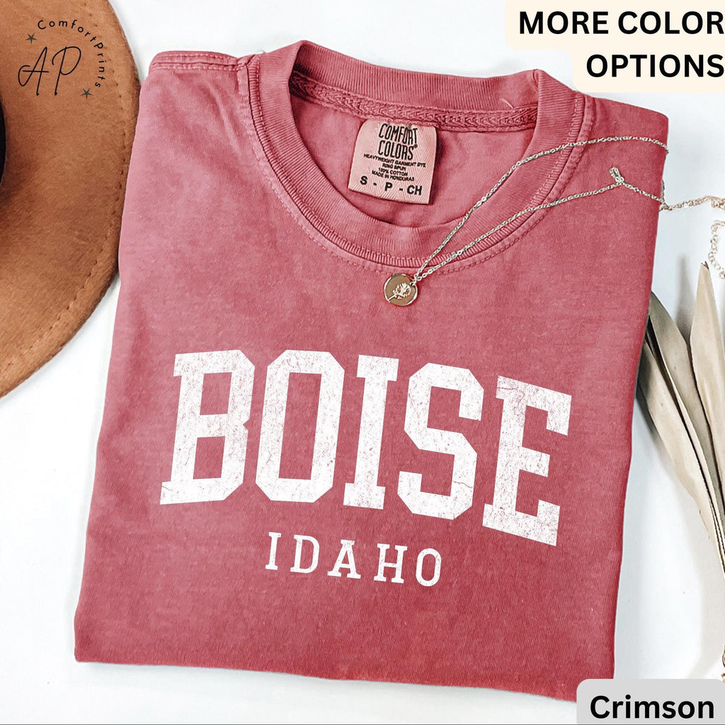 Boise Comfort Colors® T-Shirt, Boise Idaho Souvenir Shirt, Gift for Boise Traveler