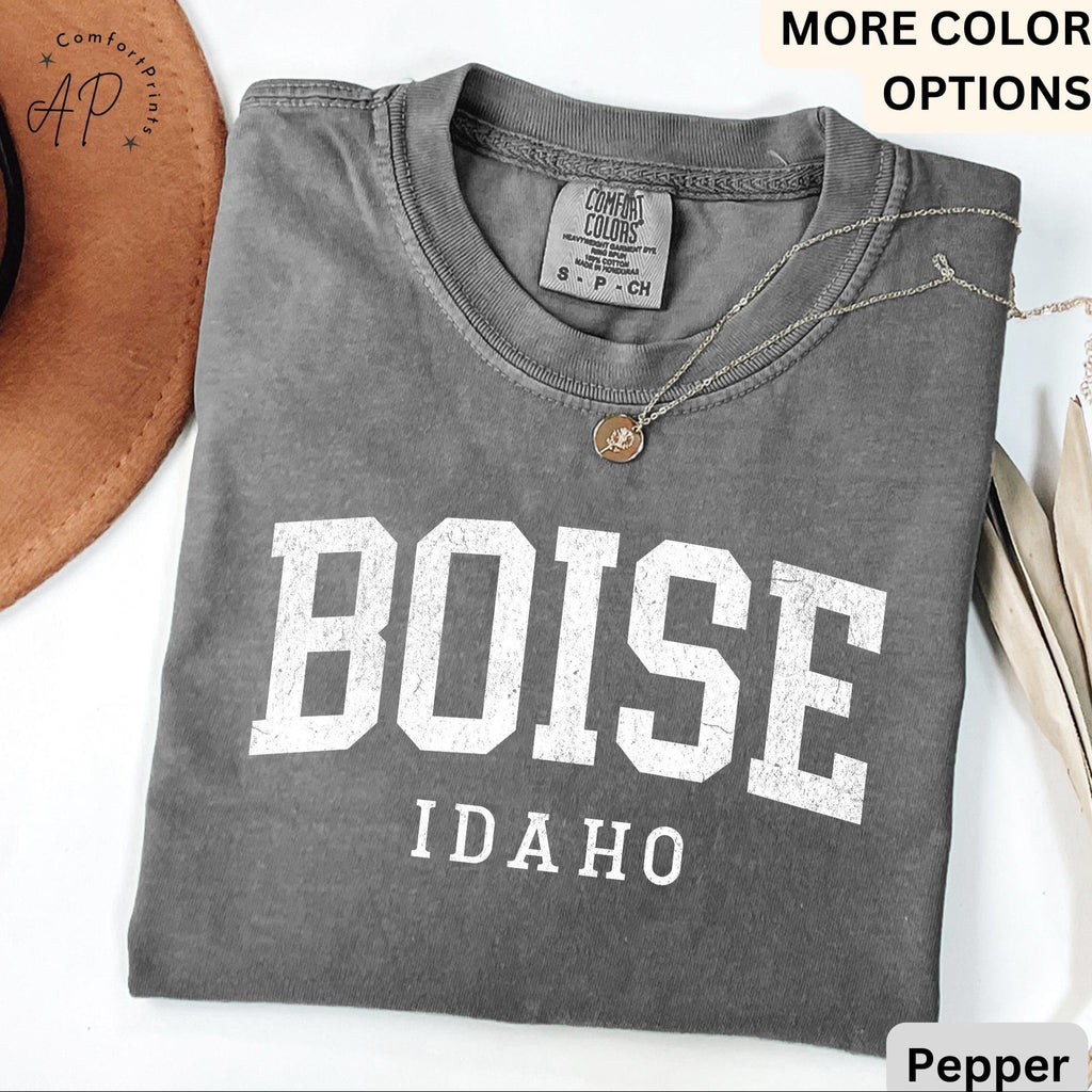Boise Comfort Colors® T-Shirt, Boise Idaho Souvenir Shirt, Gift for Boise Traveler