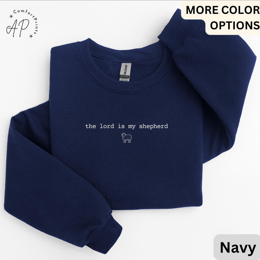 Bible Verse Comfort Colors® Sweatshirt, Christian Sweater, The Lord Is My Shepherd Gift, Religious Mom