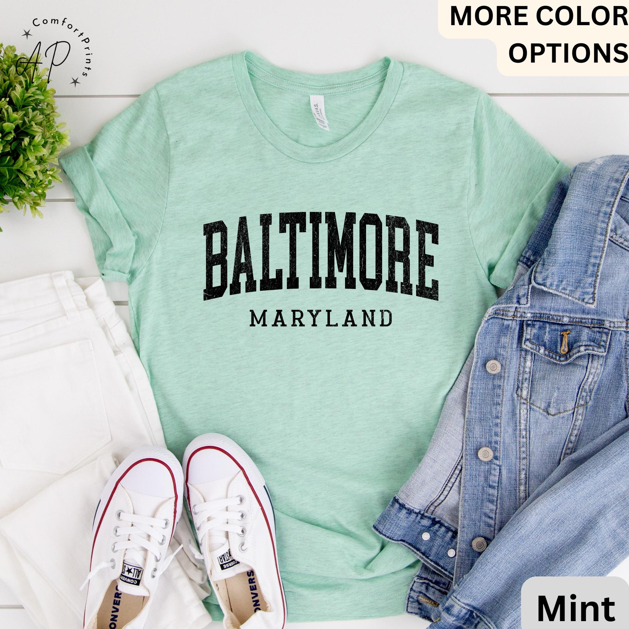 Baltimore Comfort Colors® T-Shirt, Baltimore Maryland Souvenir Shirt, Gift for Baltimore Traveler