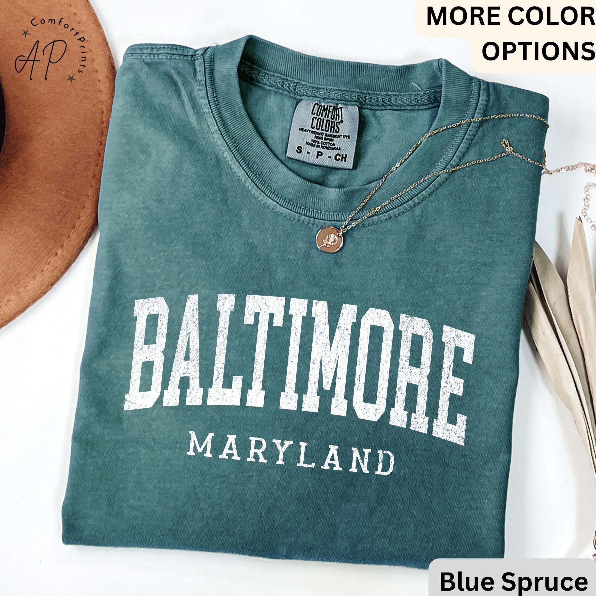 Baltimore Comfort Colors® T-Shirt, Baltimore Maryland Souvenir Shirt, Gift for Baltimore Traveler