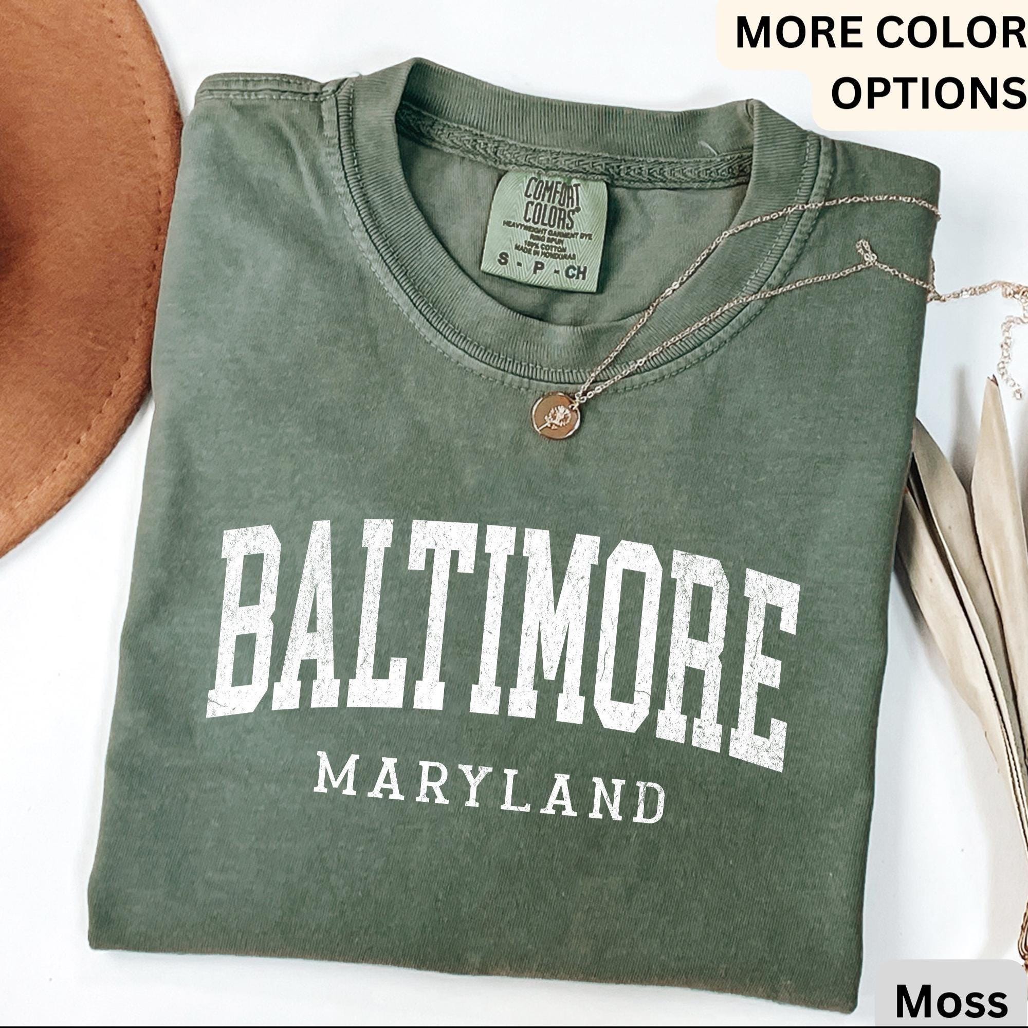 Baltimore Comfort Colors® T-Shirt, Baltimore Maryland Souvenir Shirt, Gift for Baltimore Traveler