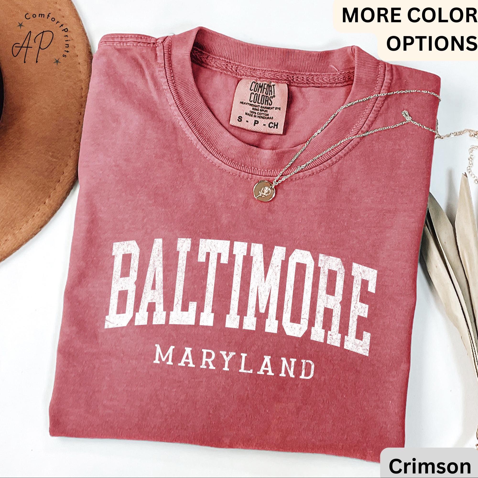 Baltimore Comfort Colors® T-Shirt, Baltimore Maryland Souvenir Shirt, Gift for Baltimore Traveler