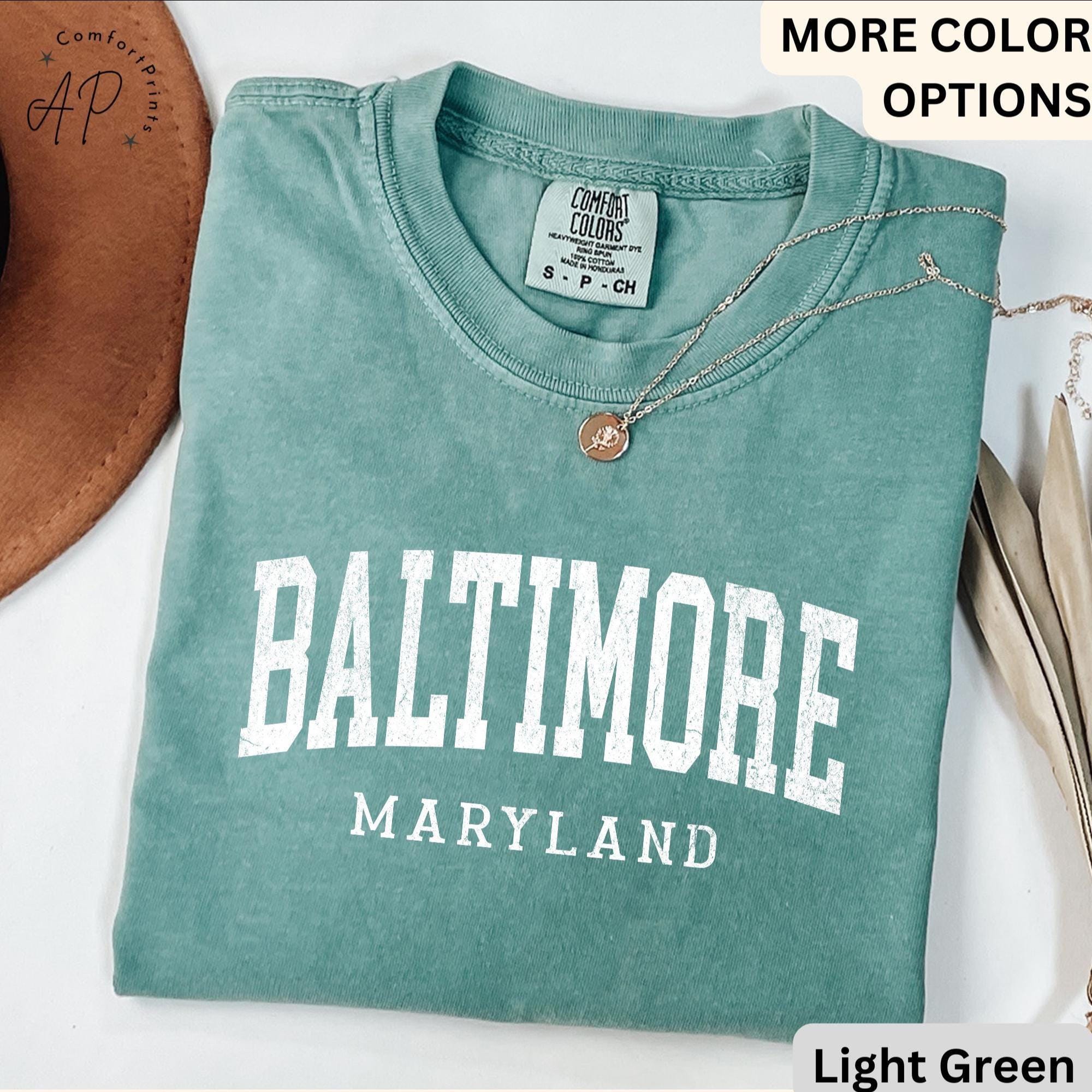 Baltimore Comfort Colors® T-Shirt, Baltimore Maryland Souvenir Shirt, Gift for Baltimore Traveler