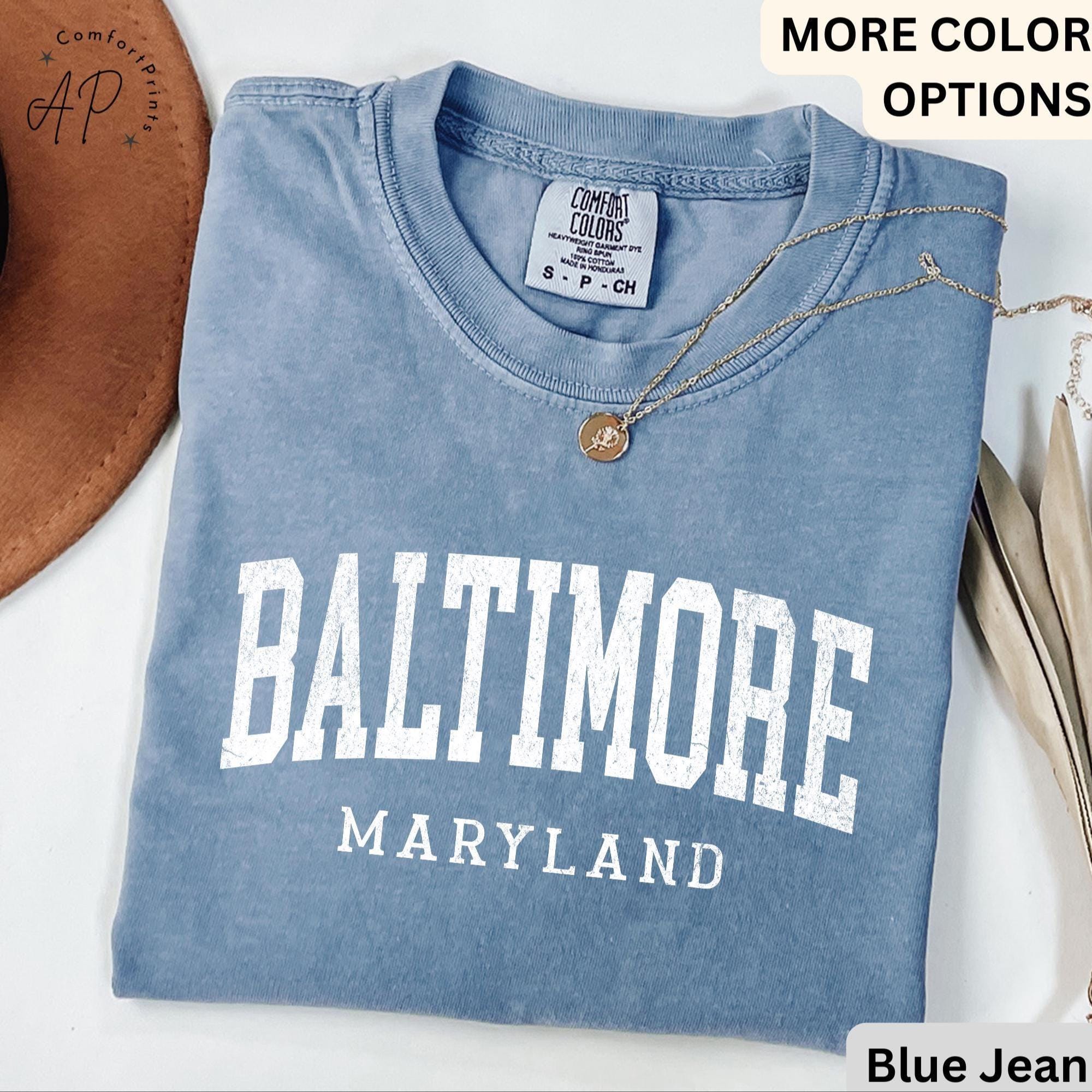 Baltimore Comfort Colors® T-Shirt, Baltimore Maryland Souvenir Shirt, Gift for Baltimore Traveler