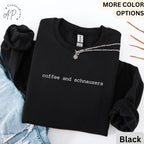 Coffee and Schnauzers Comfort Colors® Sweatshirt, Schnauzer Mom Sweater, Coffee Sweater, Gift for Dog Lover