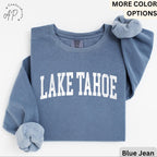 Lake Tahoe Comfort Colors® Sweatshirt, Lake Tahoe California Sweater, Family Vacation Trip