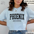 Phoenix Arizona Comfort Colors® T-Shirt, Phoenix AZ Souvenir Shirt, Phoenix Travel Gift