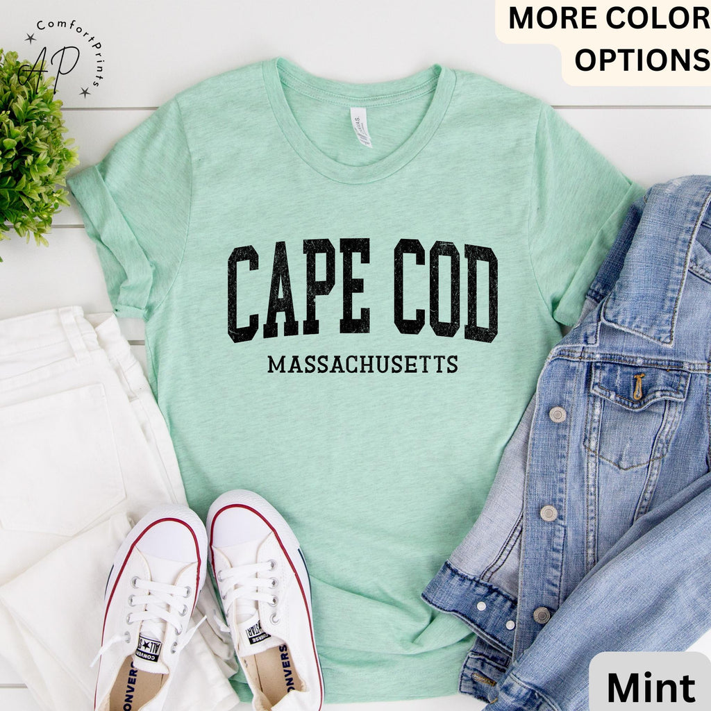Cape Cod Comfort Colors® T-Shirt, Massachusetts MA Souvenir Shirt, Cape Cod Travel Gift