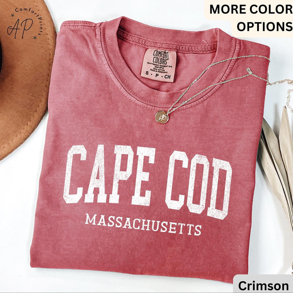 Cape Cod Comfort Colors® T-Shirt, Massachusetts MA Souvenir Shirt, Cape Cod Travel Gift