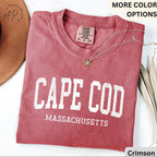 Cape Cod Comfort Colors® T-Shirt, Massachusetts MA Souvenir Shirt, Cape Cod Travel Gift