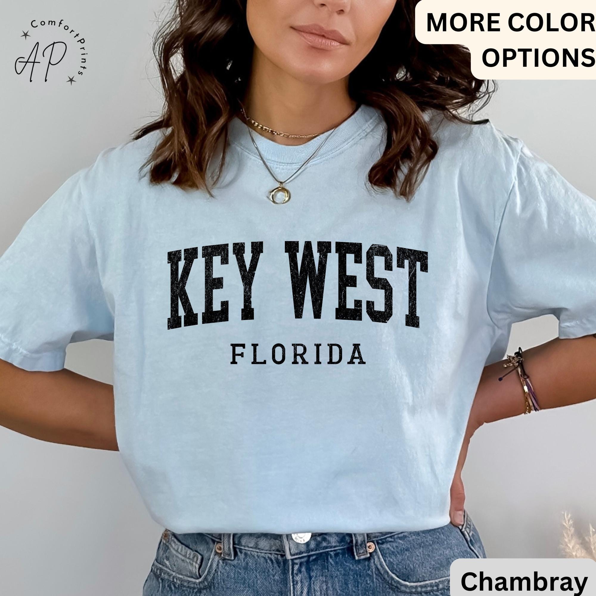 Key West Comfort Colors® T-Shirt, Key West Florida Souvenir Shirt, Gift for Key West Traveler
