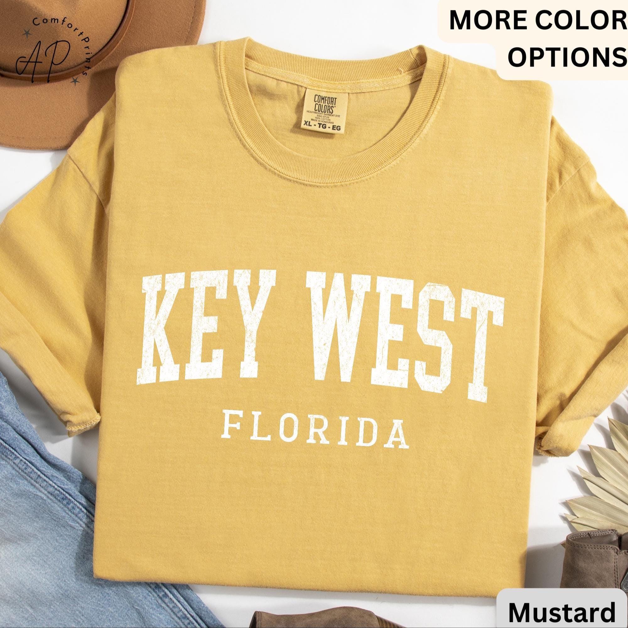 Key West Comfort Colors® T-Shirt, Key West Florida Souvenir Shirt, Gift for Key West Traveler