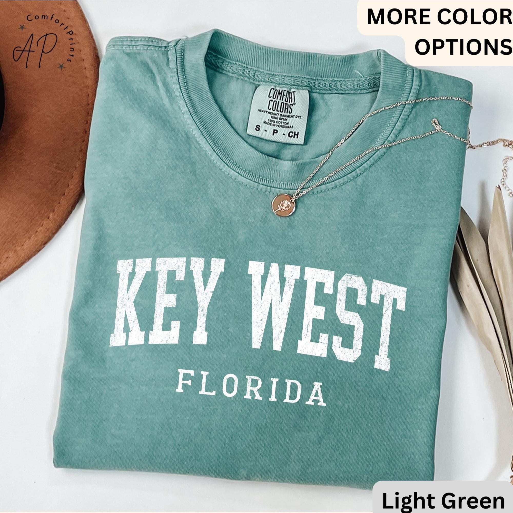 Key West Comfort Colors® T-Shirt, Key West Florida Souvenir Shirt, Gift for Key West Traveler