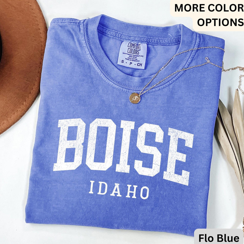 Boise Comfort Colors® T-Shirt, Boise Idaho Souvenir Shirt, Gift for Boise Traveler
