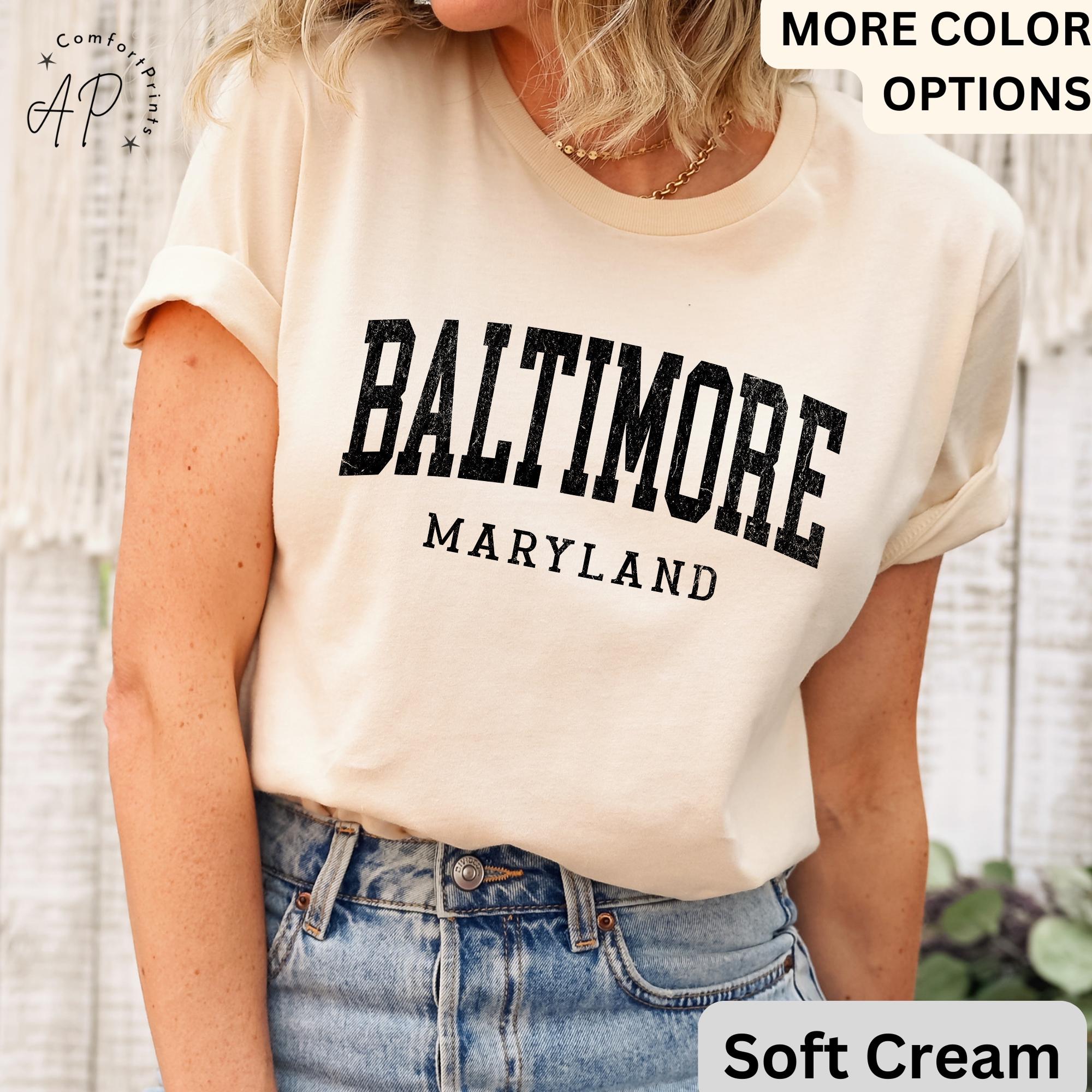 Baltimore Comfort Colors® T-Shirt, Baltimore Maryland Souvenir Shirt, Gift for Baltimore Traveler