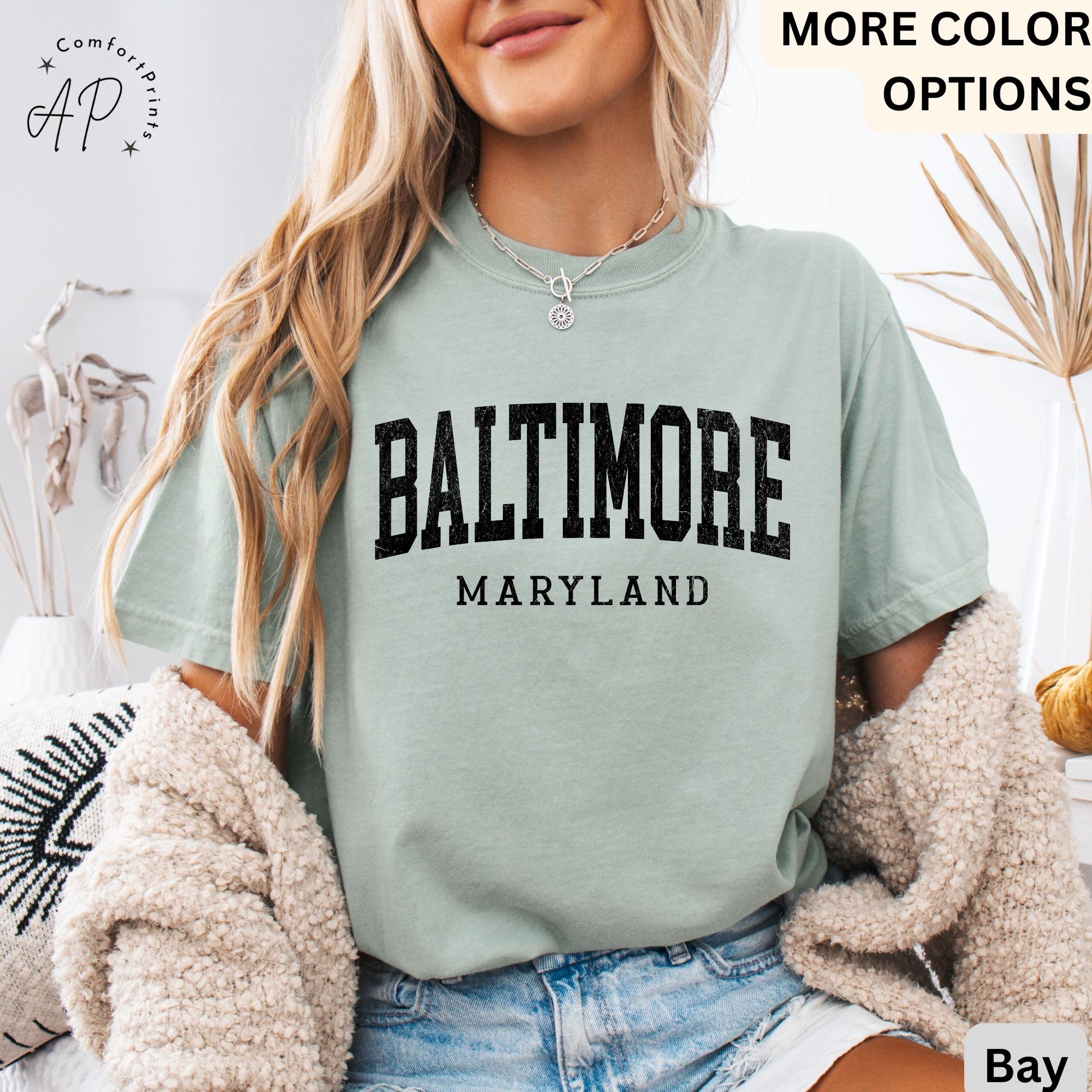 Baltimore Comfort Colors® T-Shirt, Baltimore Maryland Souvenir Shirt, Gift for Baltimore Traveler