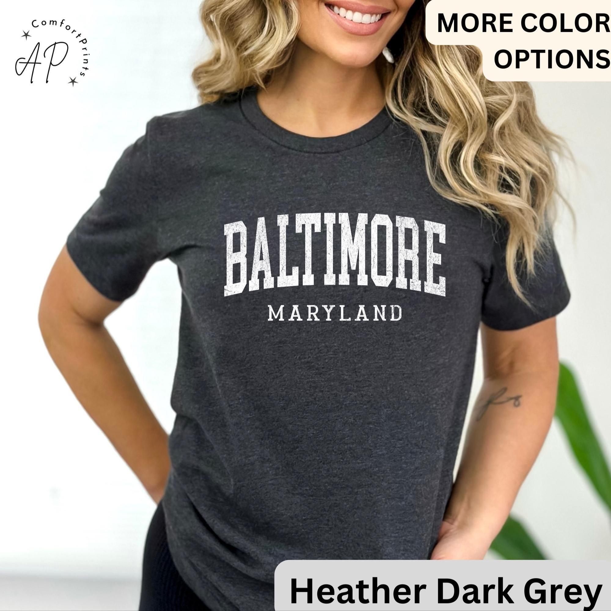 Baltimore Comfort Colors® T-Shirt, Baltimore Maryland Souvenir Shirt, Gift for Baltimore Traveler